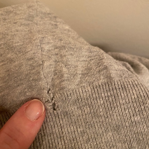 BANANA REPUBLIC Gray Cotton Sweater - Picture 4 of 6